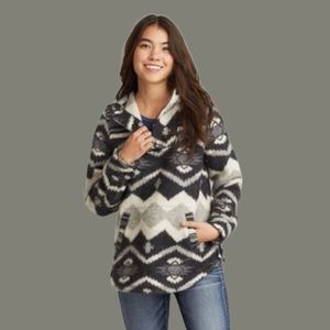 Woolrich x AE Wool Aztec Wool Pullover Jacket